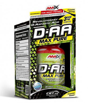 AMIX D-AA D-Aspartic Acid 100 Caps.