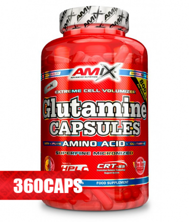 AMIX L-Glutamine 800mg. / 360 Caps.