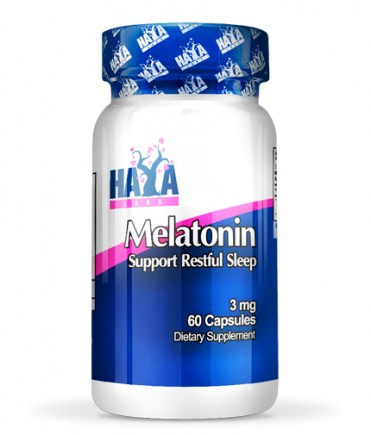HAYA LABS Melatonin 3mg.  60 Caps.