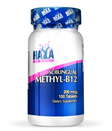 HAYA LABS Methyl-B12  200mcg  100 Tabs.