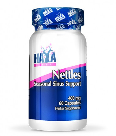 HAYA LABS Nettles 400mg.  60 Vcaps.