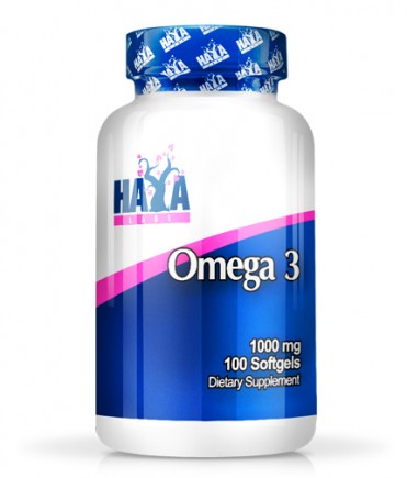 HAYA LABS Omega 3 1000mg.  100 Softgels
