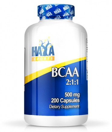 HAYA LABS Sports BCAA 2:1:1 500mg / 200 Caps
