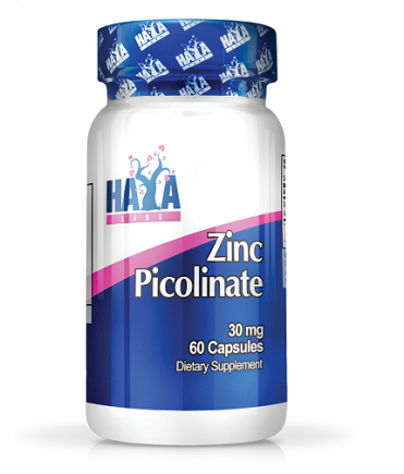 HAYA LABS Zinc Picolinate 30 mg. / 60 Tabs.