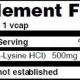 HAYA LABS L-Lysine 500mg.  100 Vcaps.